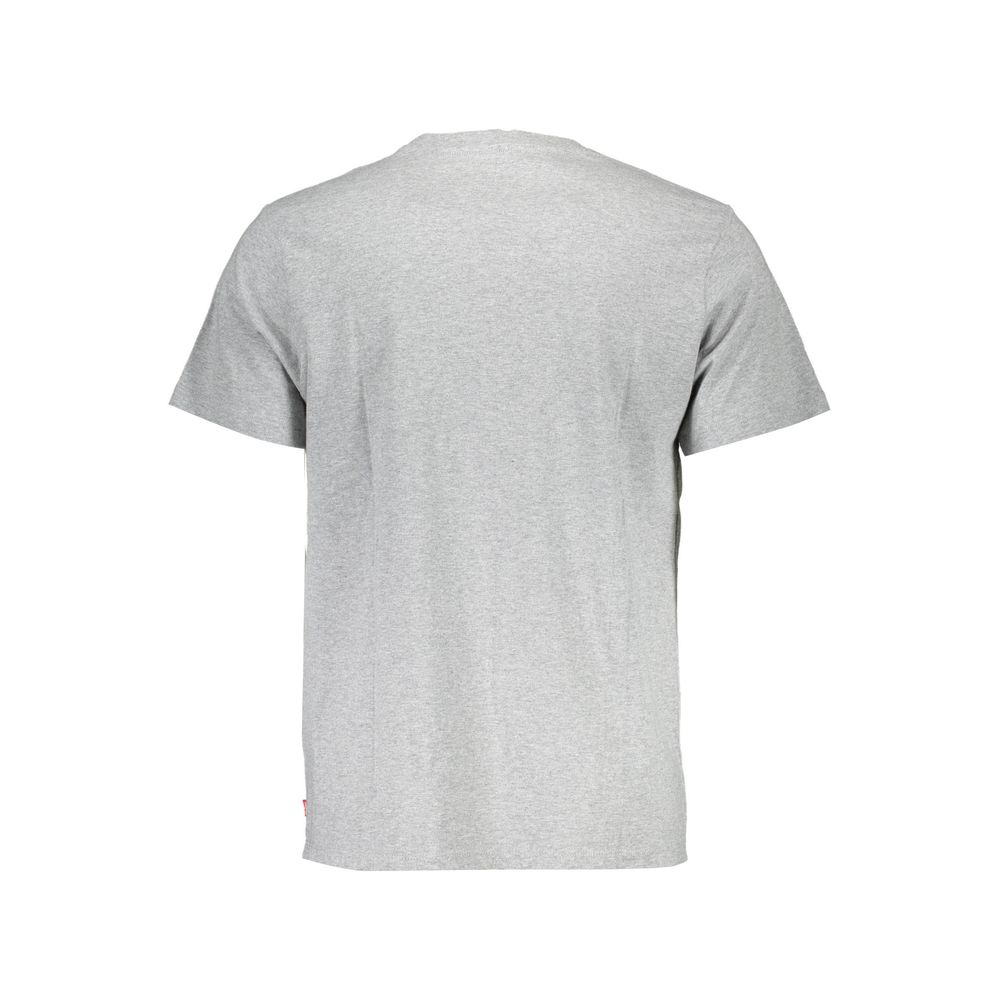 Back view of Levi's Brown Cotton Men T-Shirt showcasing the classic crew neck design.