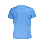 La Martina Blue Cotton Men T-Shirt LA-37728-M