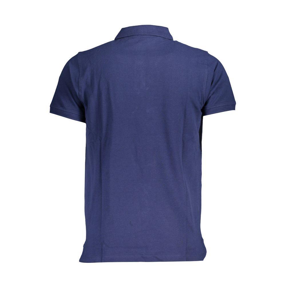 Norway 1963 Blue Cotton Men Polo Shirt NO-37956-XXL
