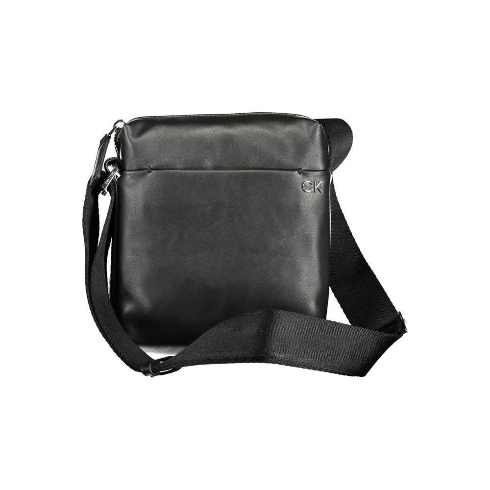 Calvin Klein Black Polyester Men Shoulder Bag CA-38120