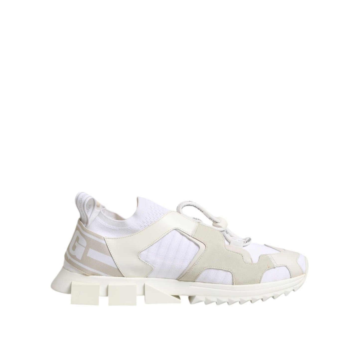 Dolce & Gabbana White Mesh Sorrento Trekking Sneakers Shoes MV7264-42