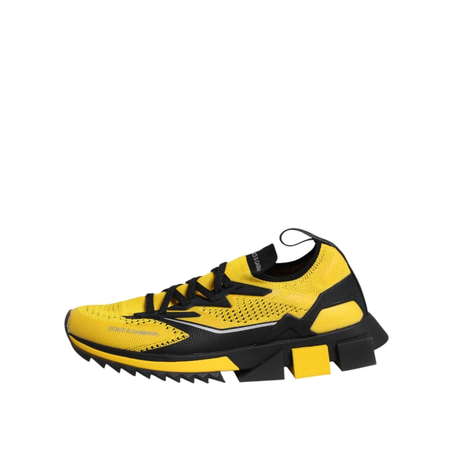Dolce & Gabbana Yellow SORRENTO Sport Stretch Sneakers Shoes MV7287-40.5