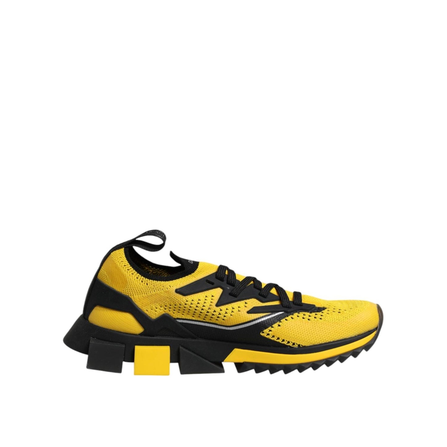 Dolce & Gabbana Yellow SORRENTO Sport Stretch Sneakers Shoes MV7287-40.5