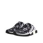 Dolce & Gabbana Black White Sorrento Low Top Sneakers Shoes MV7339-39