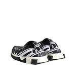Dolce & Gabbana Black White Sorrento Low Top Sneakers Shoes MV7339-39