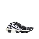 Dolce & Gabbana Black White Sorrento Low Top Sneakers Shoes MV7339-39