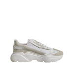 Dolce & Gabbana White Low Top Daymaster Men Sneakers Shoes MV7348-41.5