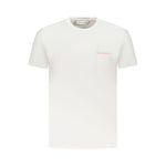 Trussardi White Cotton Men T-Shirt TR-36617-M