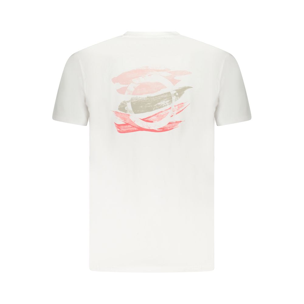 Trussardi White Cotton Men T-Shirt TR-36617-M