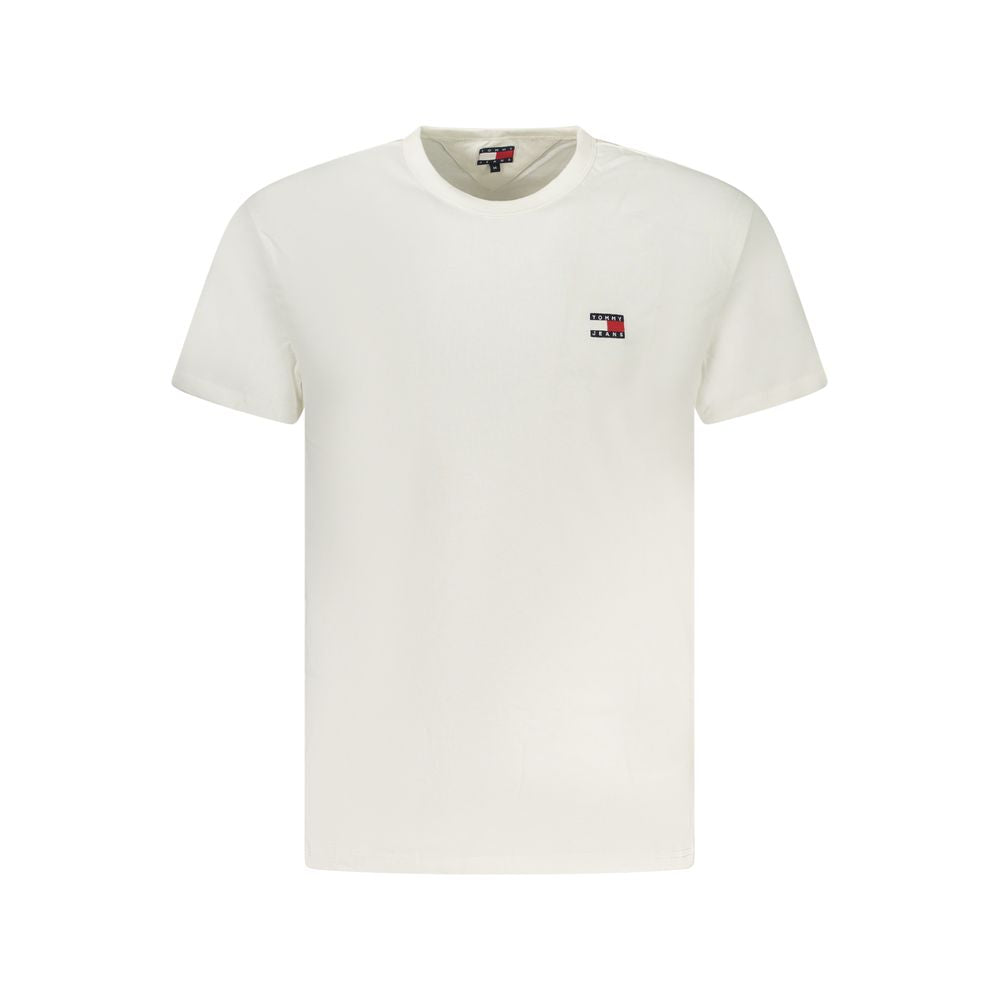 Tommy Hilfiger White Cotton Men T-Shirt TO-38469-XXL