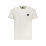 Tommy Hilfiger White Cotton Men T-Shirt TO-38469-XXL