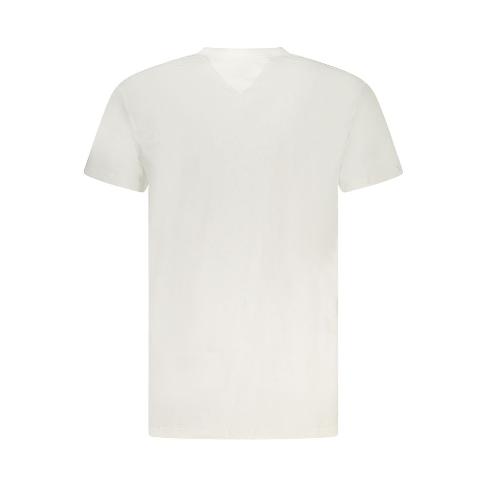 Tommy Hilfiger White Cotton Men T-Shirt TO-38469-XXL