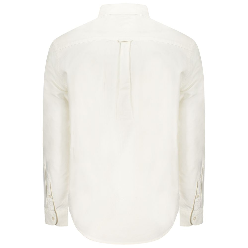Tommy Hilfiger White Cotton Men Shirt TO-38481-S
