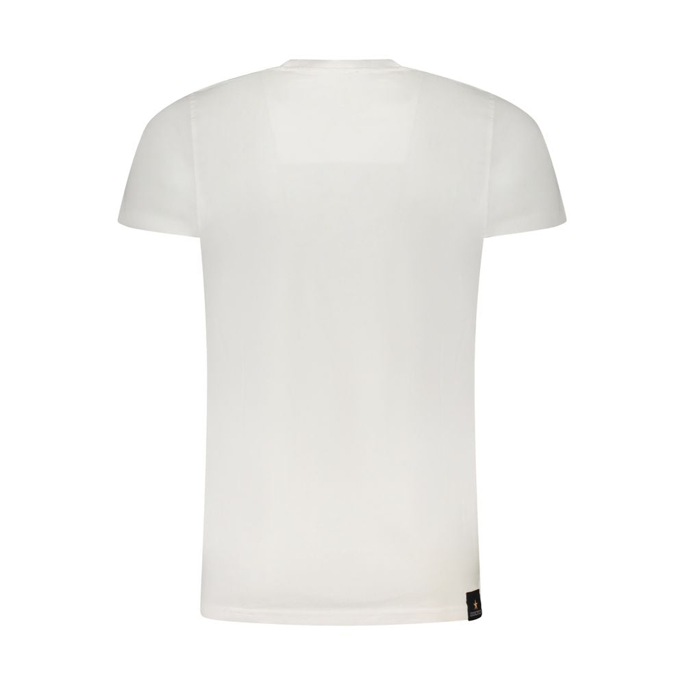 Esercito 1659 White Cotton T-Shirt ES-36563-S