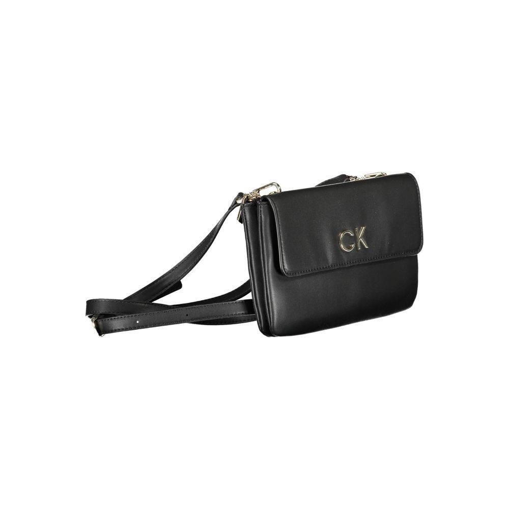 Calvin Klein Black Polyester Handbag