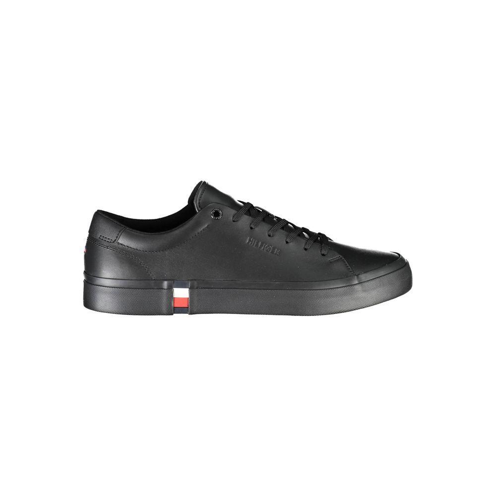 Tommy Hilfiger Black Polyester Sneaker TO-20179-EU40/US7