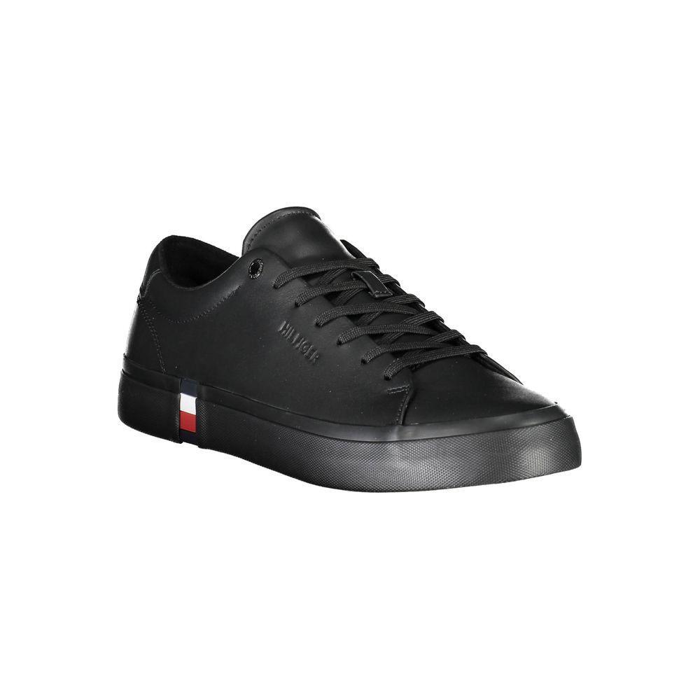 Tommy Hilfiger Black Polyester Sneaker TO-20179-EU40/US7