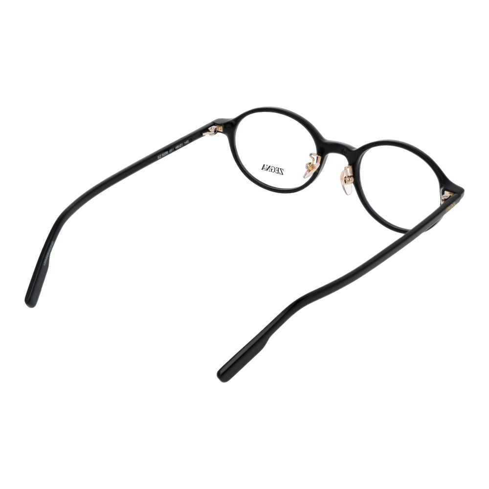 Ermenegildo Zegna Black Plastic Glasses (Frames)