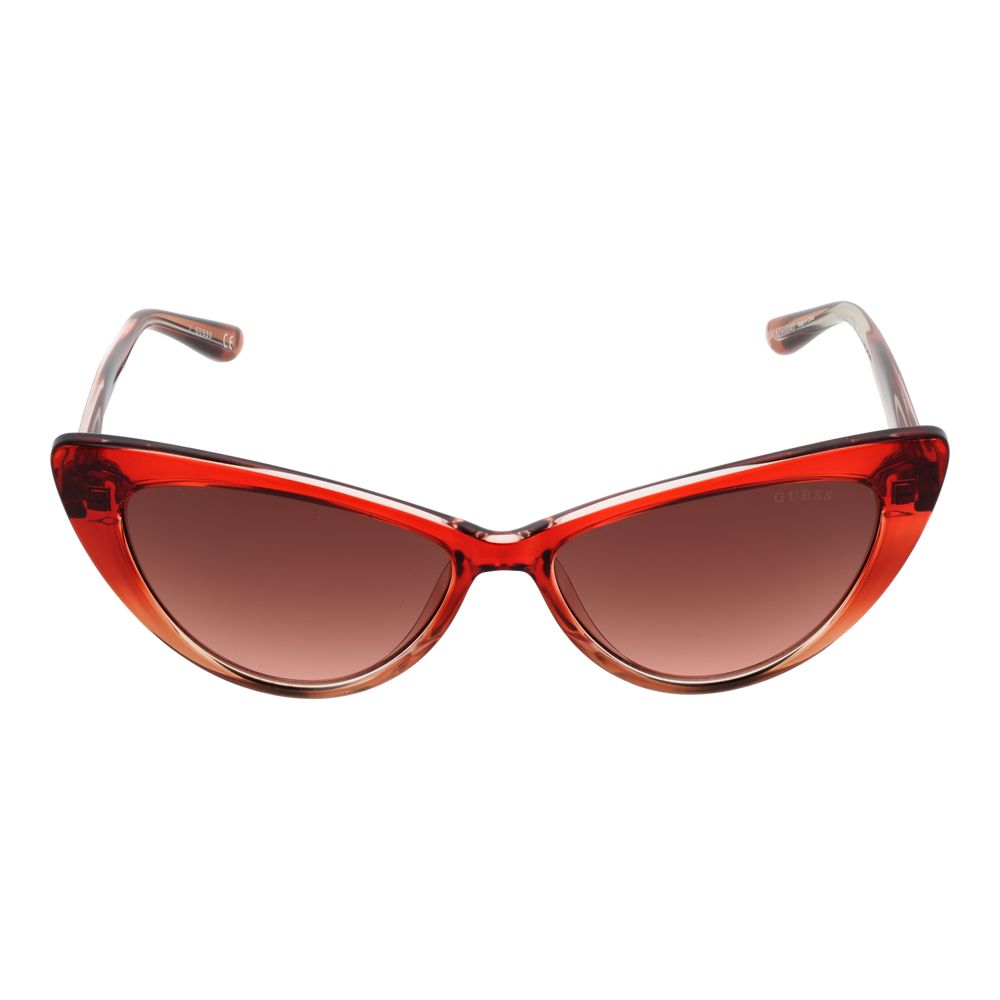 Guess Burgundy Plastic Sunglasses