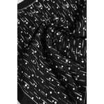 Dolce & Gabbana Black White Printed Square Foulard Scarf MS7223