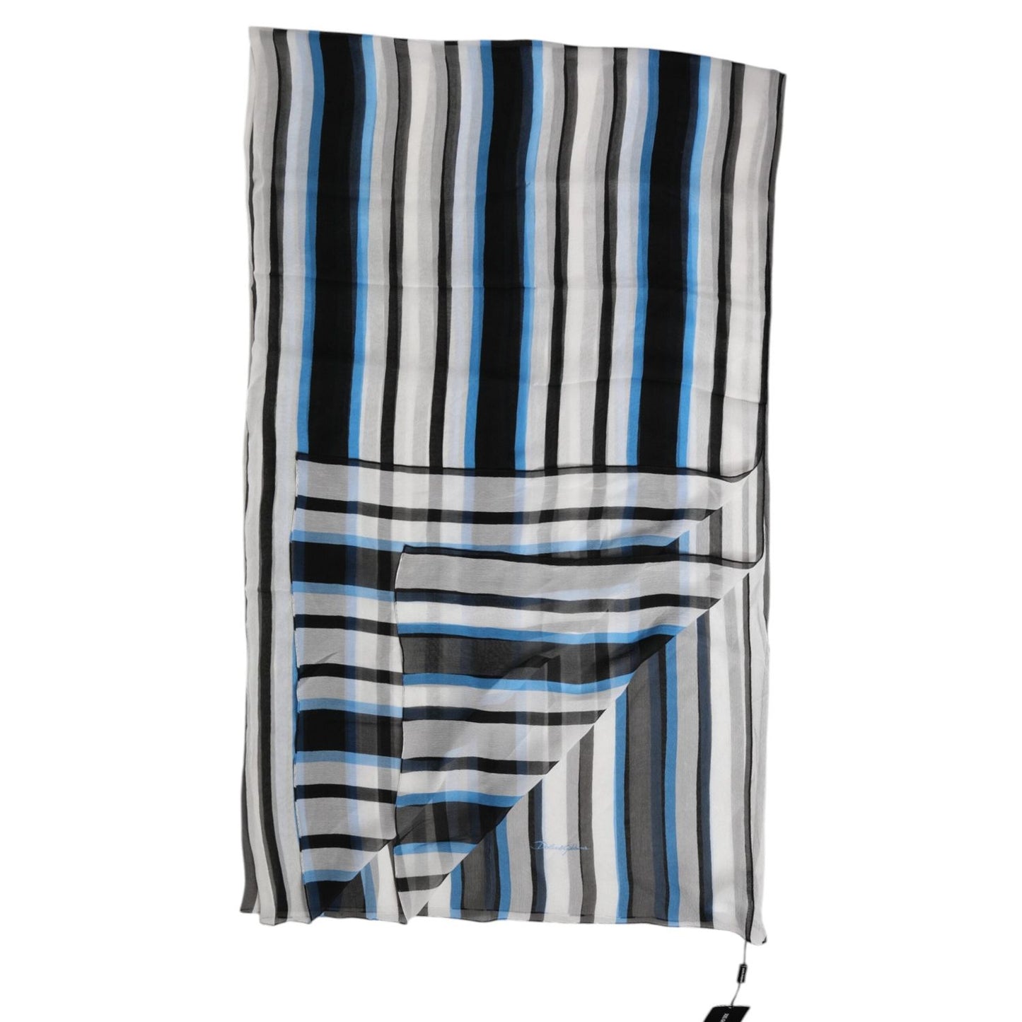 Dolce & Gabbana Multicolor Striped Neck Warmer Wrap Scarf MS7464