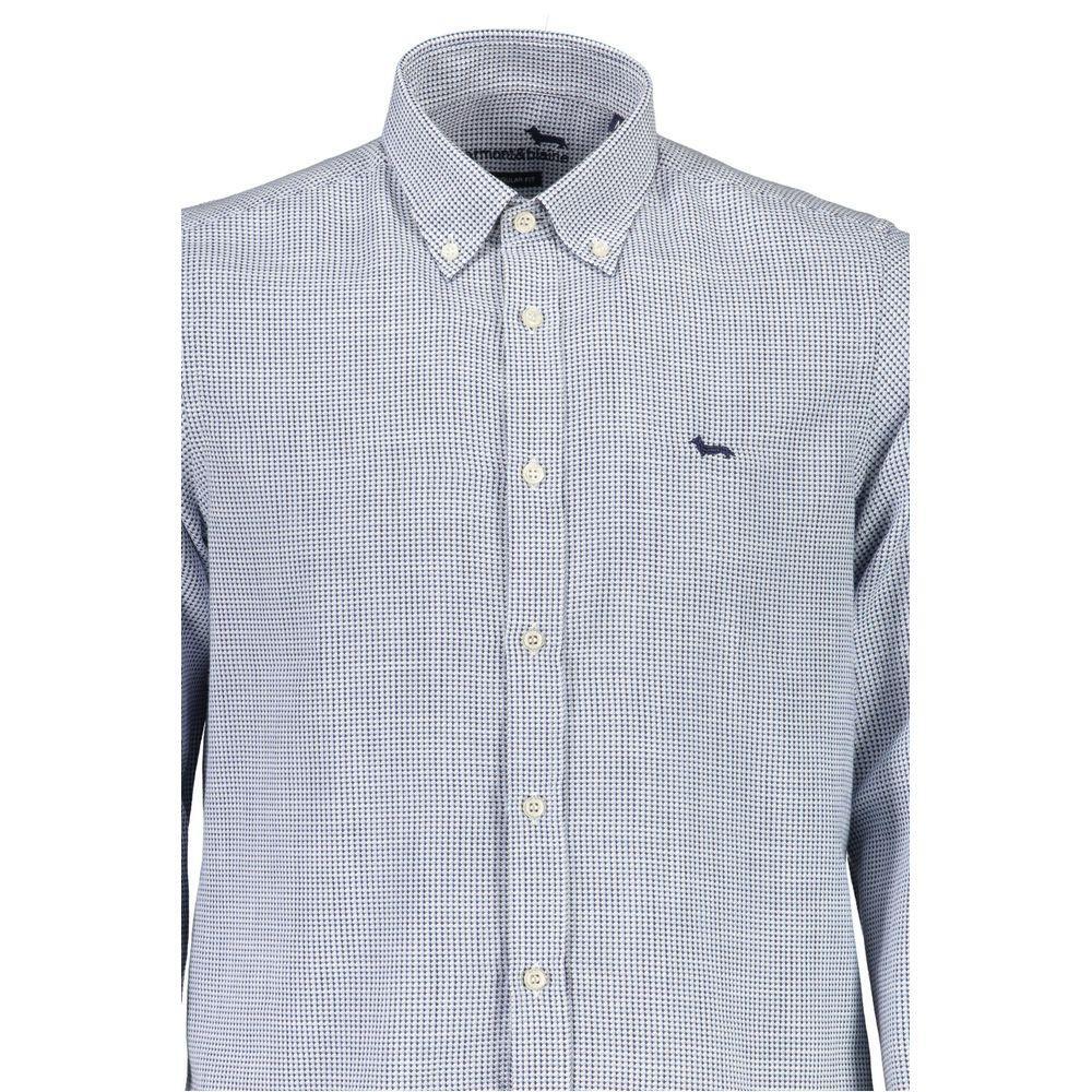 Harmont & Blaine Blue Cotton Shirt HA-36935-S