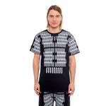 Nicolo Tonetto Black Cotton Men T-Shirt NI-12945-XL