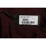 Dolce & Gabbana Bordeaux Stretch Full Length Sheath Dress NOC10163-1