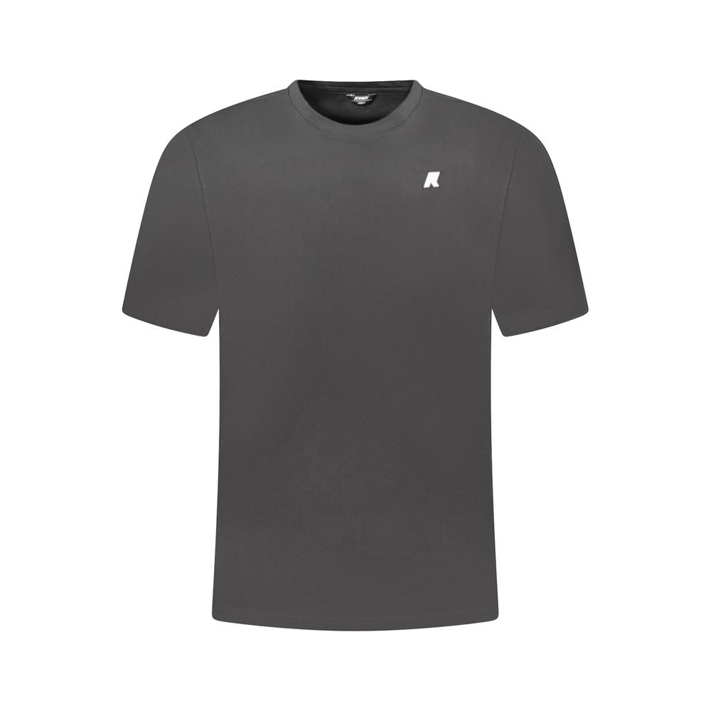 K-WAY Black Cotton Men T-Shirt KW-38807-M