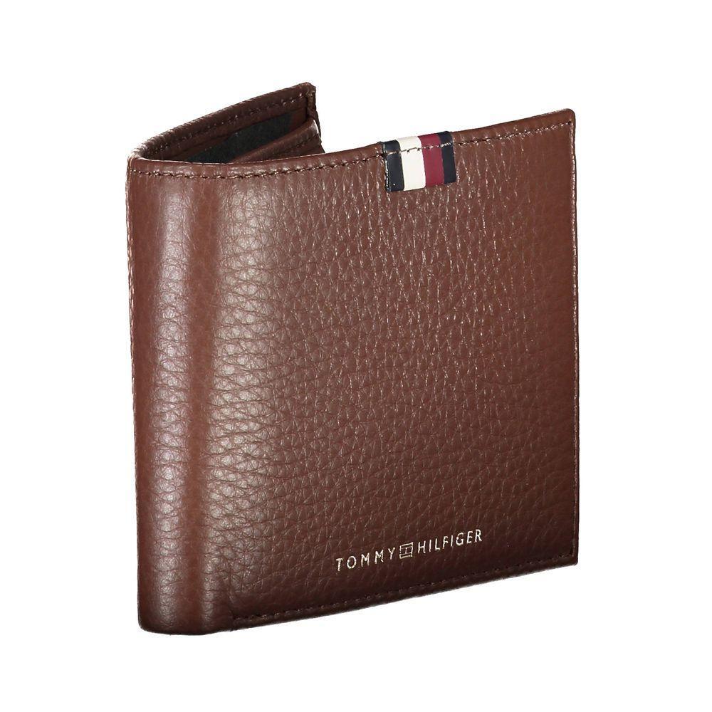Tommy Hilfiger Brown Leather Wallet TO-22080
