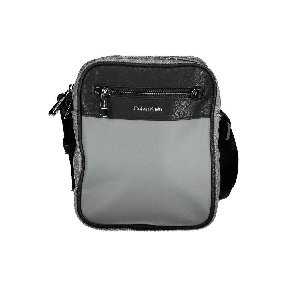 Calvin Klein Gray Polyester Shoulder Bag CA-22428