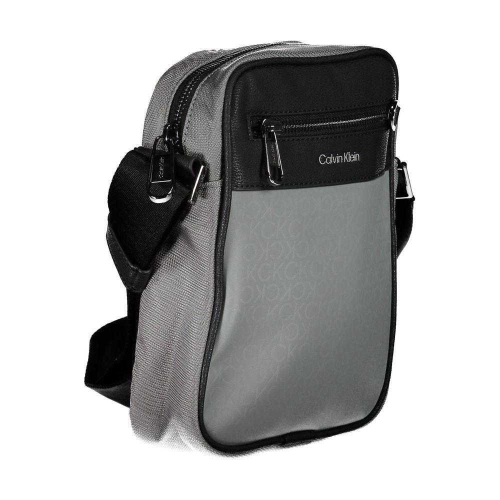 Calvin Klein Gray Polyester Shoulder Bag CA-22428