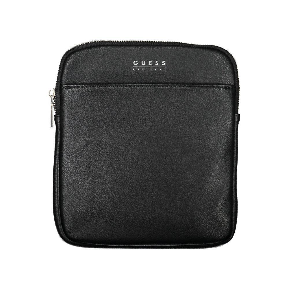 Guess Jeans Black Polyethylene Shoulder Bag GU-23590