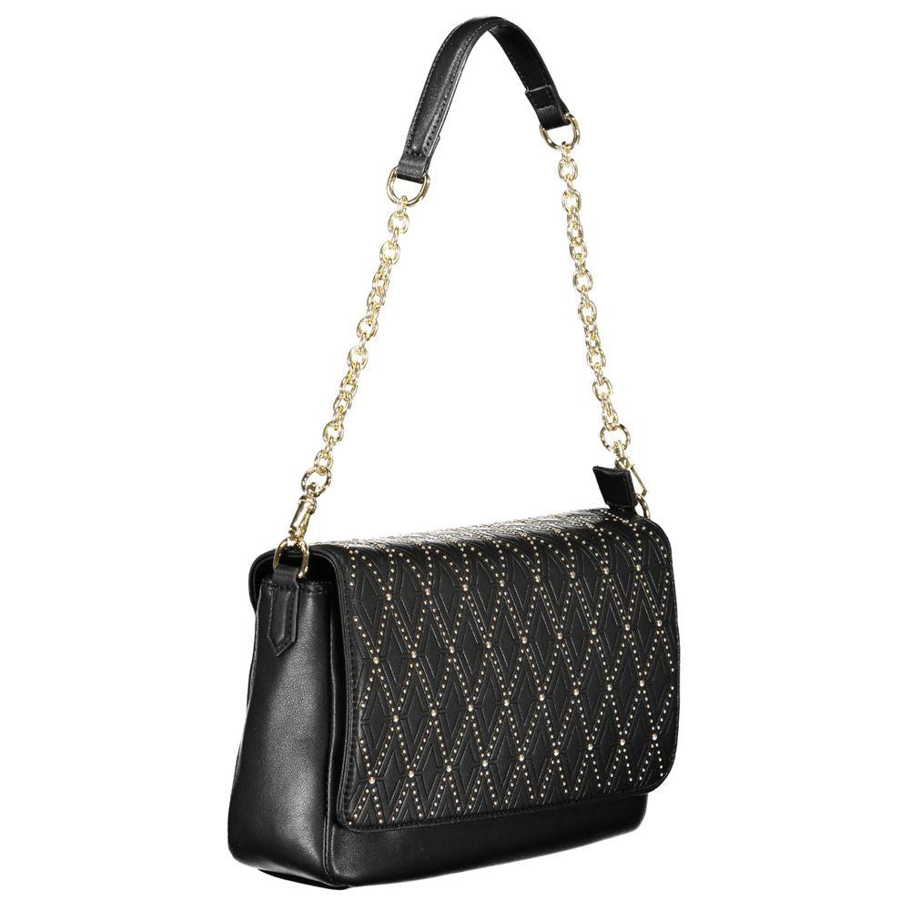 Mario Valentino Black Polyethylene Handbag VA-24252