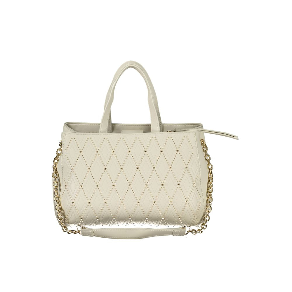 Mario Valentino White Polyethylene Handbag VA-24256