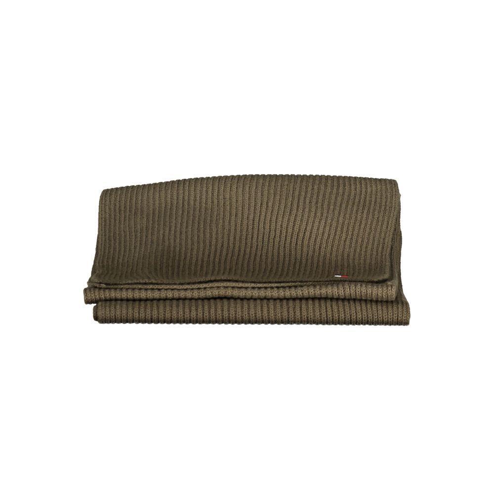 Tommy Hilfiger Green Cotton Scarf TO-25979