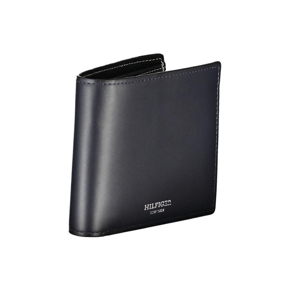 Tommy Hilfiger Blue Leather Wallet TO-27191
