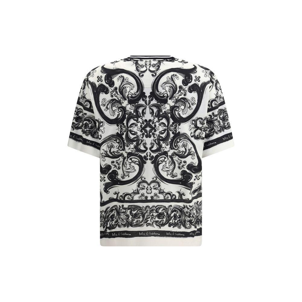 Dolce & Gabbana Maiolica T-Shirt DO-G8PN9TII7HMHX5DQ-IT46 | S