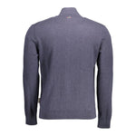 Napapijri Blue Cotton Sweater NA-11365-L