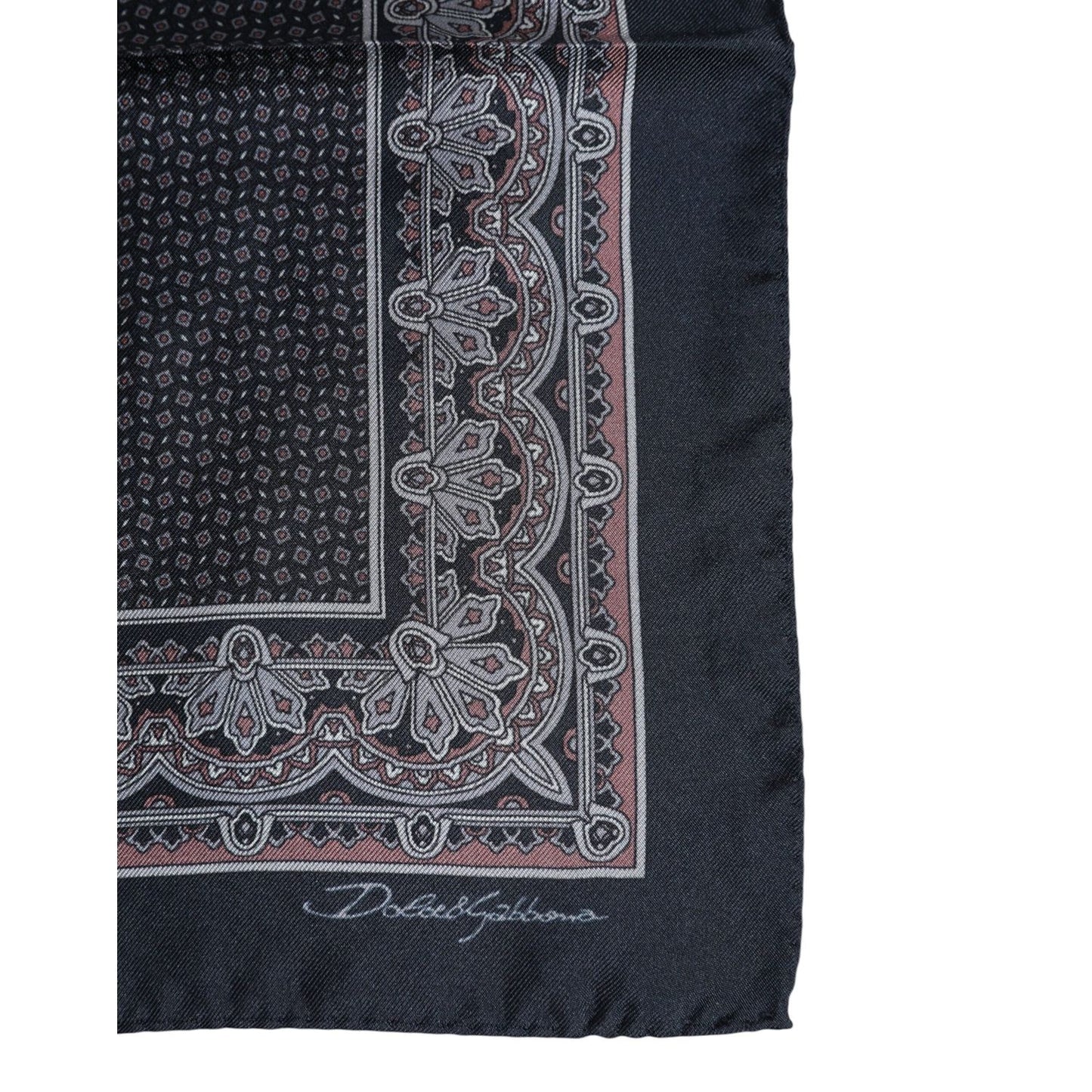 Dolce & Gabbana Multicolor Fantasy Silk Square Foulard Scarf MS7513