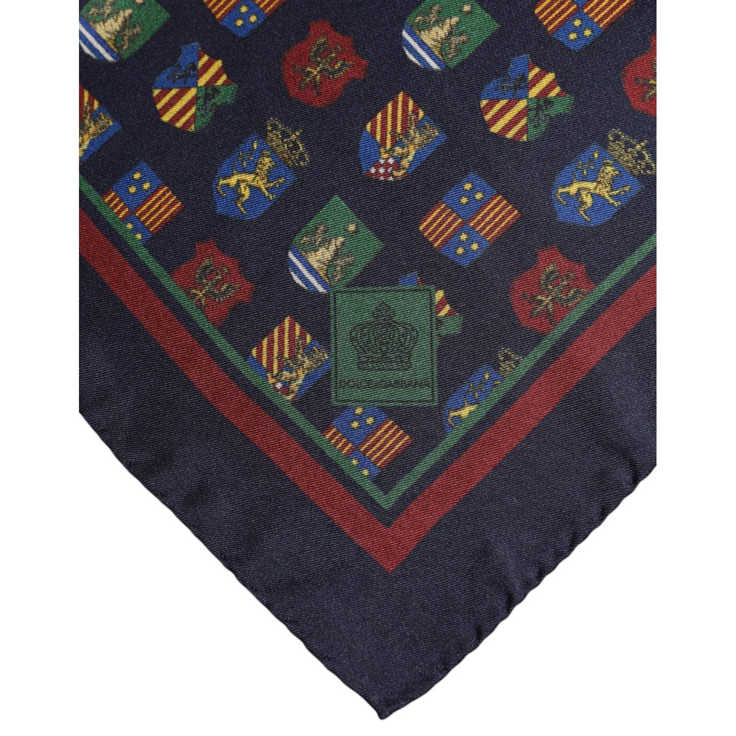 Dolce & Gabbana Multicolor Medals Square Foulard Scarf MS7545