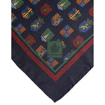 Dolce & Gabbana Multicolor Medals Square Foulard Scarf MS7545