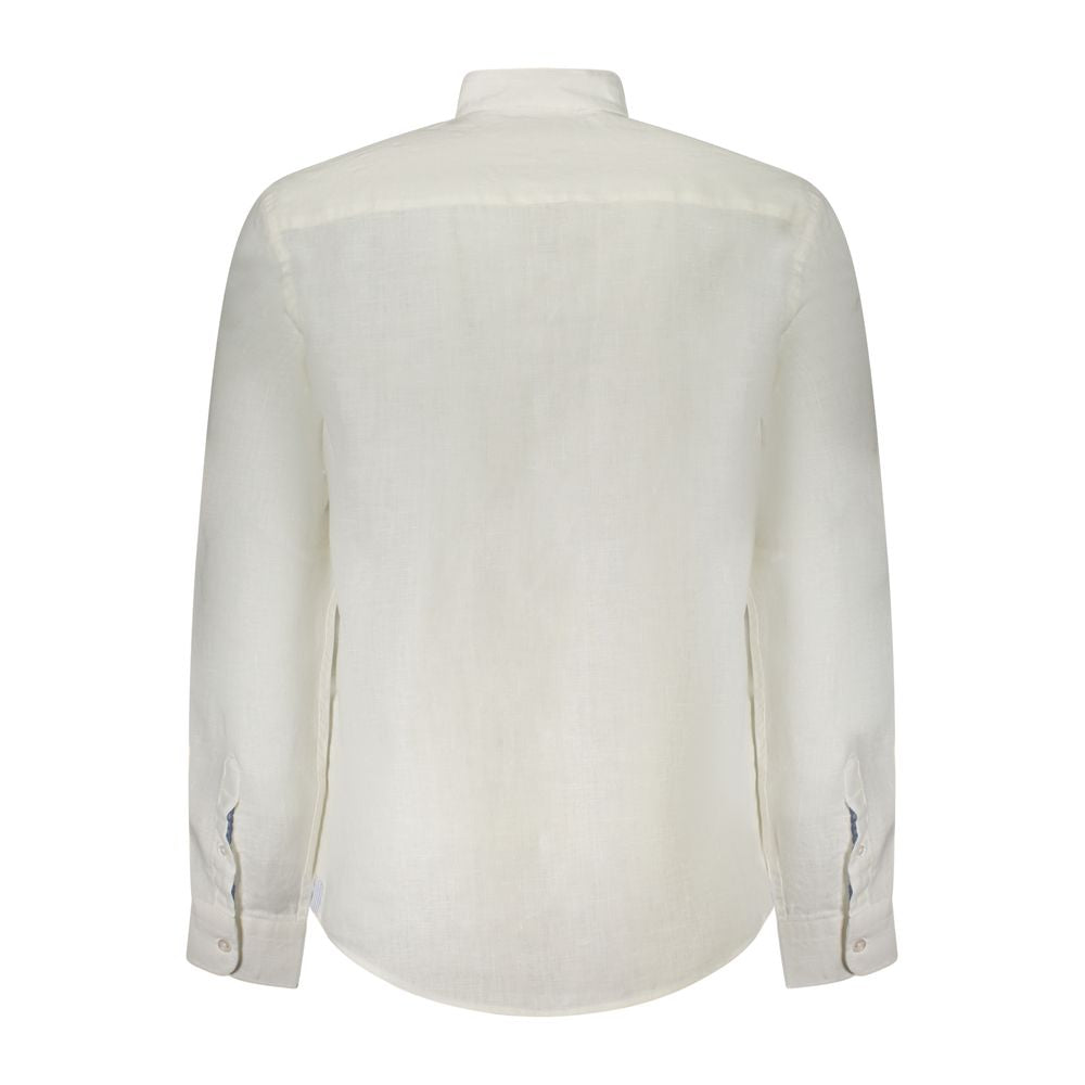 North Sails White Linen Shirt NO-38867-S