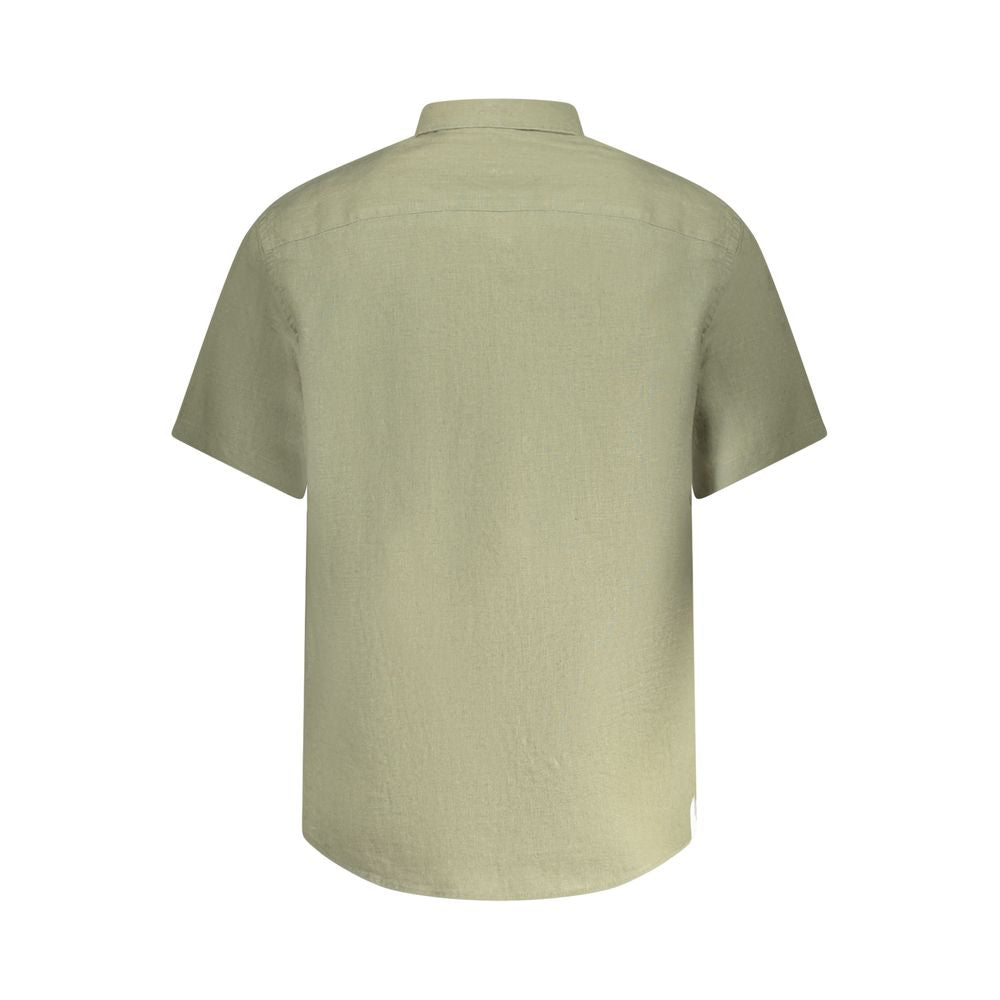North Sails Green Linen Shirt NO-38915-M