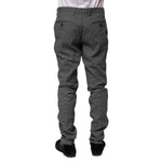 BENCIVENGA Black White Checkered Tapered Dress Pants PAN74053-46