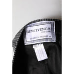 BENCIVENGA Black White Checkered Tapered Dress Pants PAN74053-46