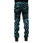 Dolce & Gabbana Blue Black Stripes Skinny Denim Jeans PAN75153-48