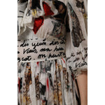 Dolce & Gabbana Multicolor Animal Print Silk Ascot Maxi Dress DR81747-40