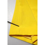 Dolce & Gabbana Yellow Polyester Sleeveless Sheath Midi Dress DR81750-42
