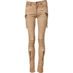 PLEIN SUD Brown Cotton Mid Waist Skinny Denim Jeans PAN70626-27